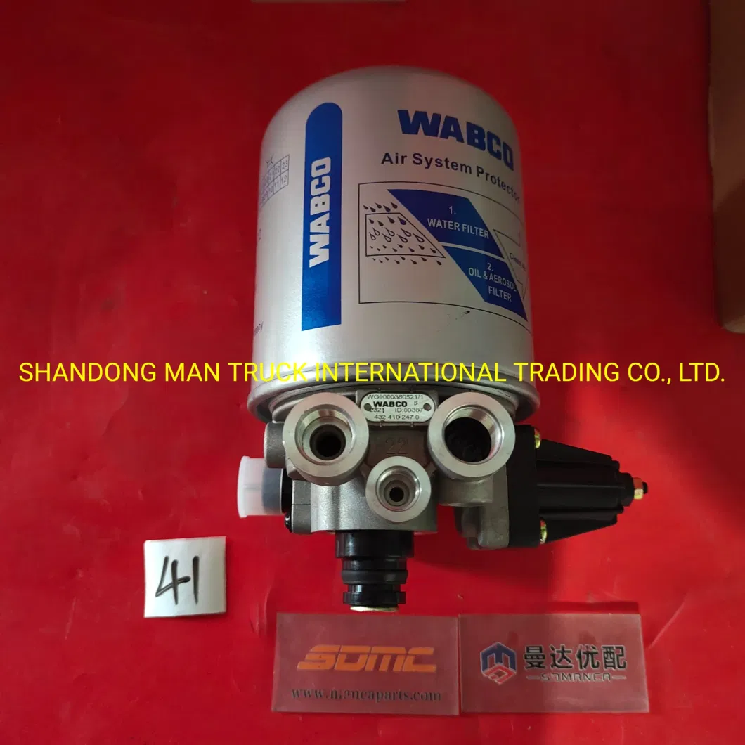 Truck Cab and Chassis Spare Parts HOWO Air Drier (WG9000360521) Sinotruk HOWO Shancman Trucks Spare Parts