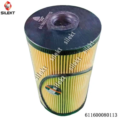 Dieselfilter 611600080113 Weichai 1001362240 Wp10h Wp7 Wp12 Motorölfilterelement LKW-Ersatzteile